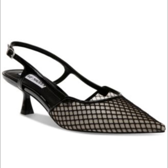 Steve Madden Shoes - STEVE MADDEN legaci fishnet kitten heels 8.5